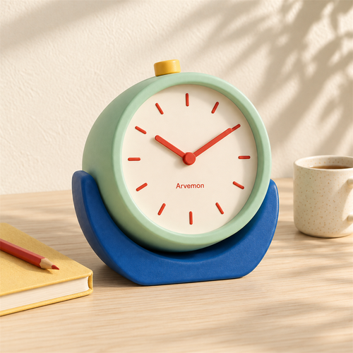Arvemon Mint Loop Table Clock - main product view