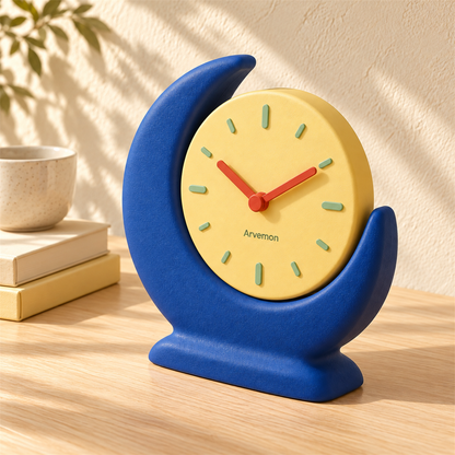 Arvemon Crescent Moon Desk Clock - main product view