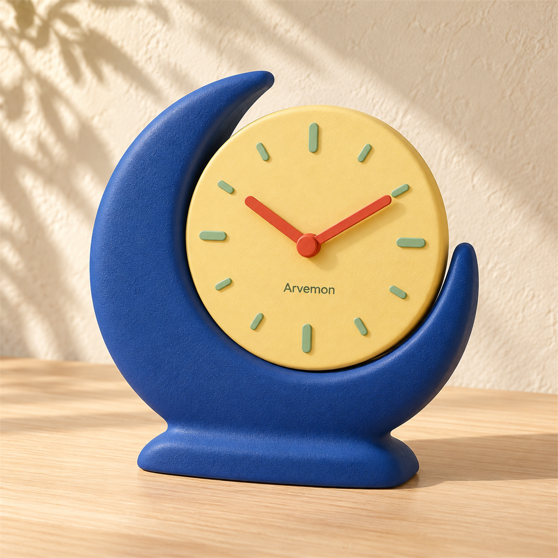 Arvemon Crescent Moon Desk Clock - secondary product view