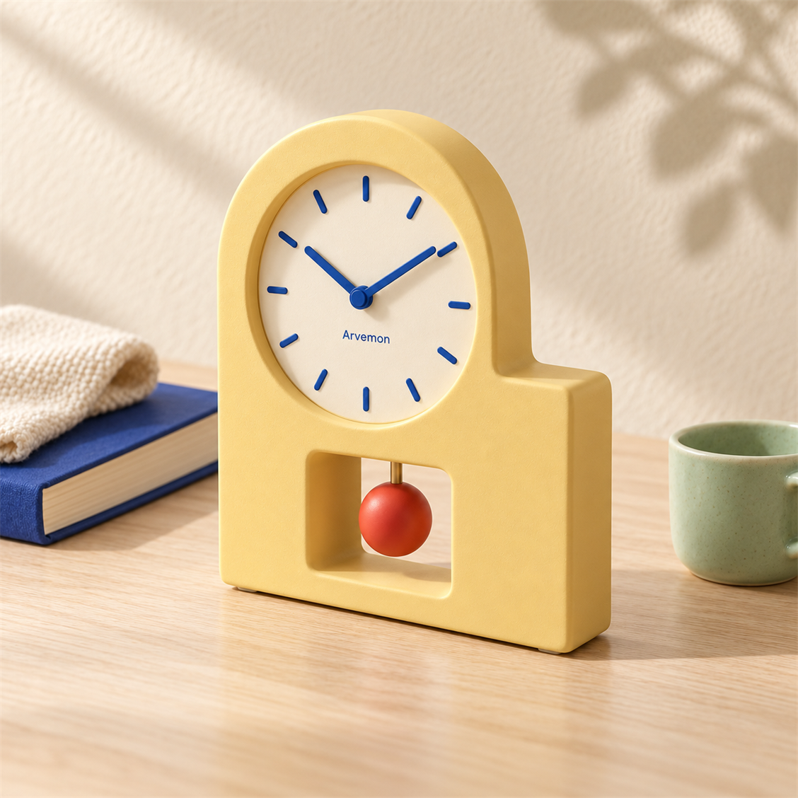 Arvemon Pendulum Arch Desk Clock - main product view