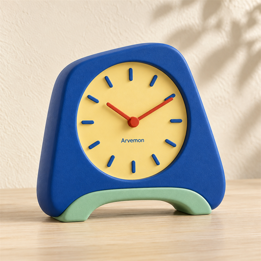 Arvemon Cobalt Bridge Table Clock - main product view