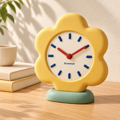 Arvemon Sunny Bloom Table Clock - secondary product view