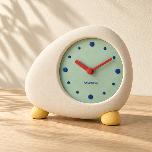 Arvemon Pebble Dot Table Clock - main product view