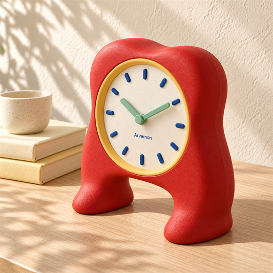 Arvemon Red Arch Character Clock - main product view