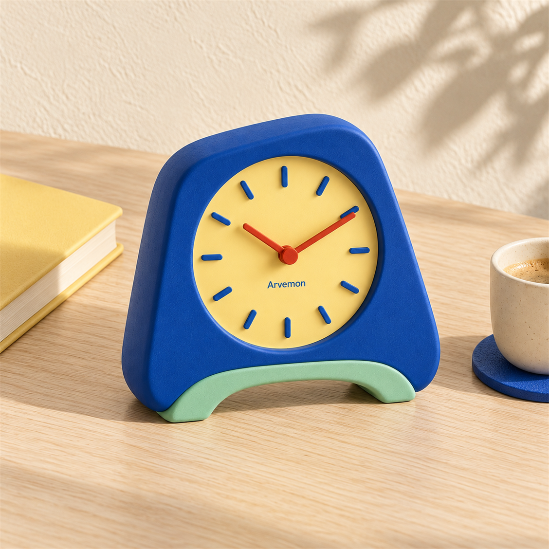 Arvemon Cobalt Bridge Table Clock - secondary product view